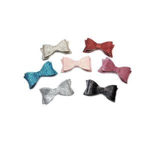 Glitter Dog Bows for Holidays